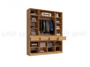 Роджина Шкаф 4-х створчатый с ящиками (Миф)